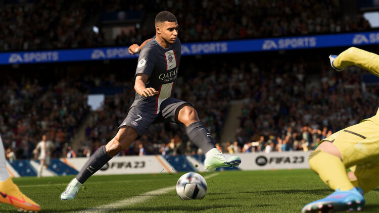 Pictured: A screenshot of the last game to bear the FIFA brand, FIFA 23. Credit: EA Sports.