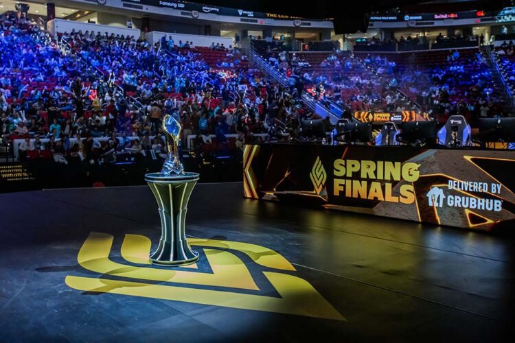 A scene from the recent LCS Spring Finals in Raleigh, North Carolina. Credit: Riot Games