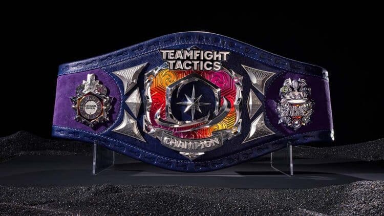 Teamfight Tactics Vegas Open Championship Belt Revealed