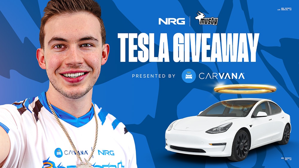NRG teams with Carvana for a Tesla giveaway to fans