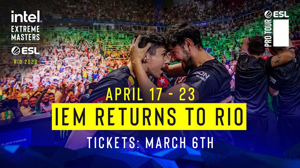 IEM returns to Rio in 2023