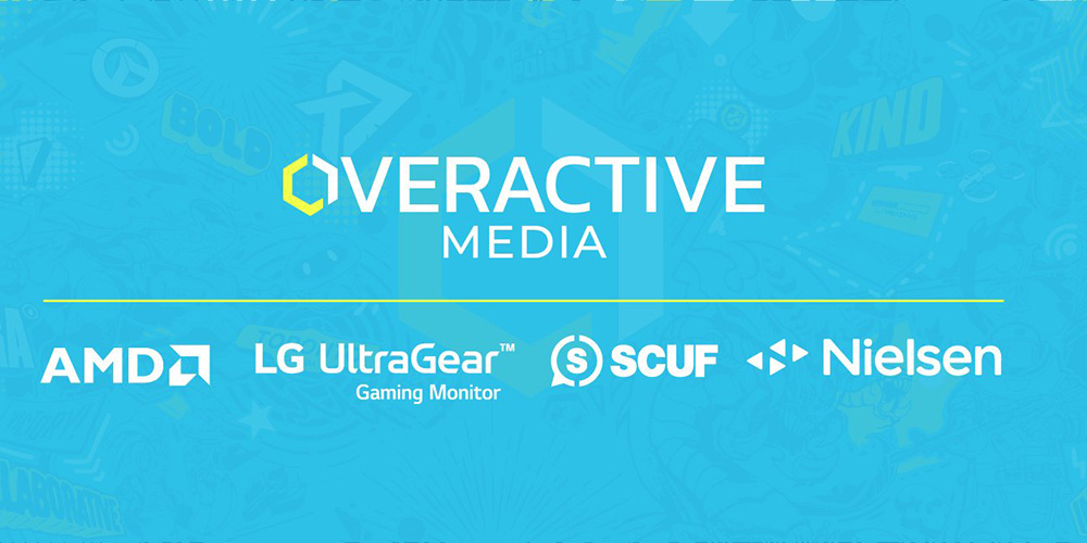 OverActive Media Signs New Deals With AMD and LG Ultragear, Renews With SCUF and Nielsen Sports