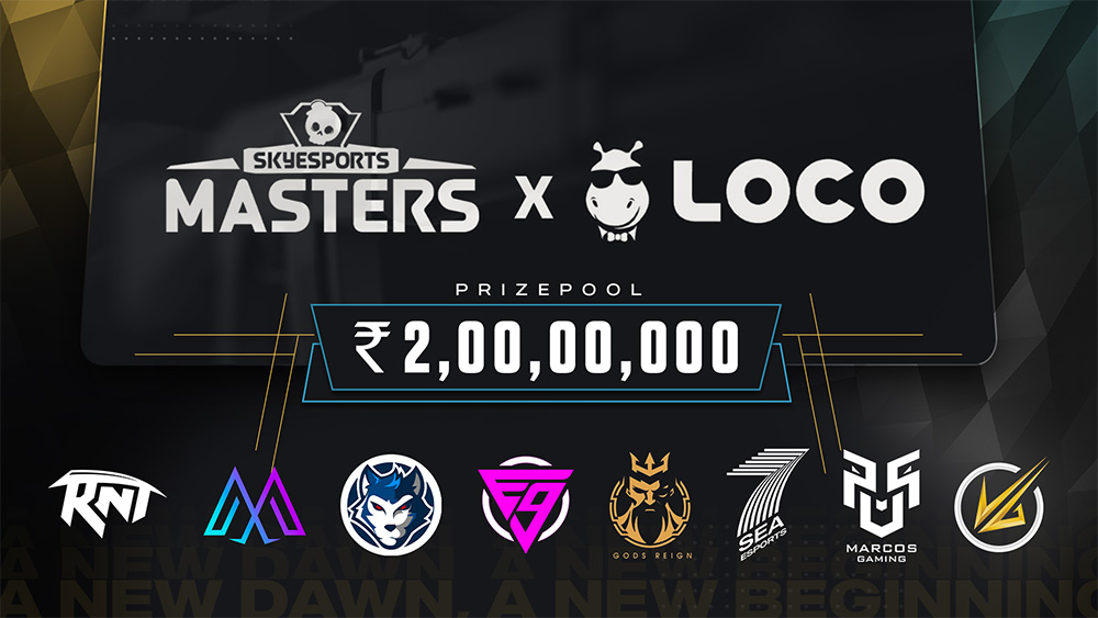 Loco partners with Skyesports Masters and franchised teams