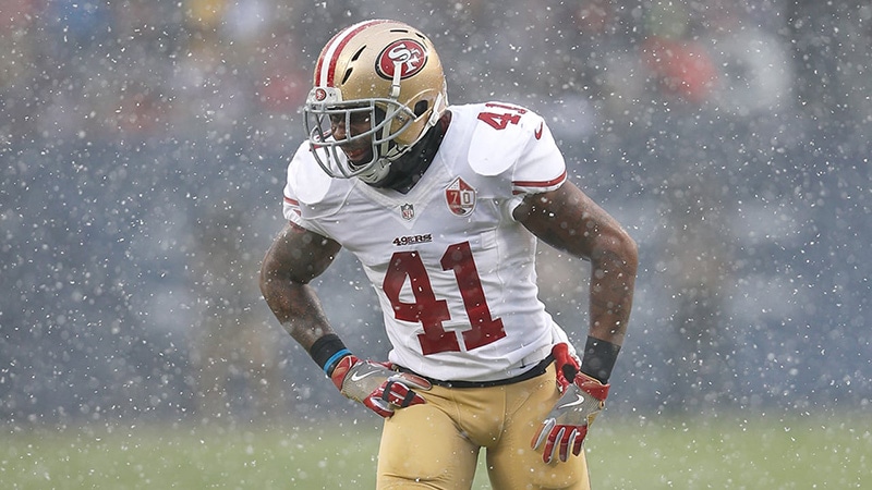 Antoine Bethea playing as Safety for the 49ers