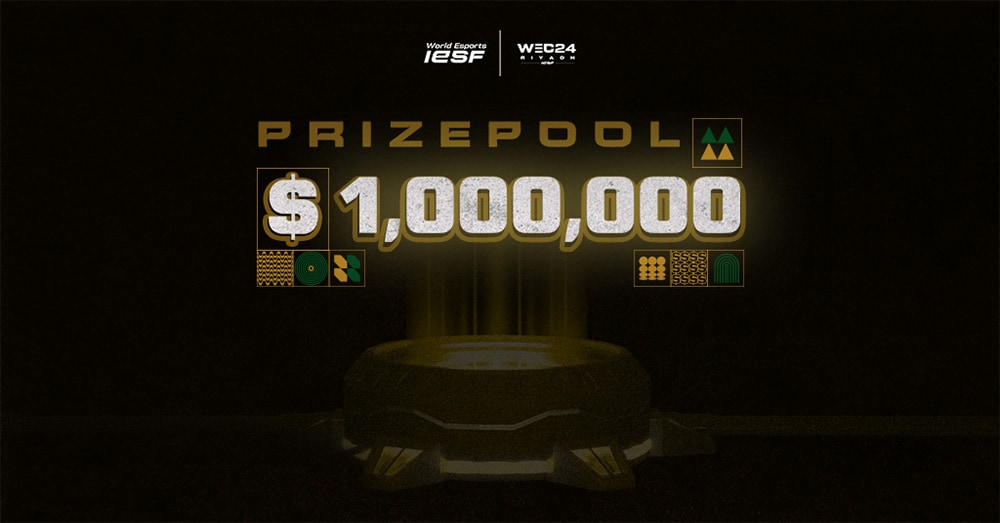 IESF offers $1M USD total prize pool for the 2024 World Esports Championship in Riyadh, Saudi Arabia in November