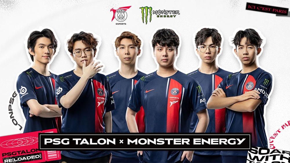 PSG Talon teams up with energy drink brand Monster Energy