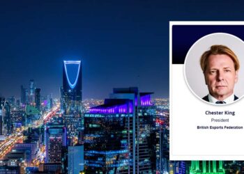 British Esports Federation President Chester Kings heads to Riyadh for GREAT FUTURES event