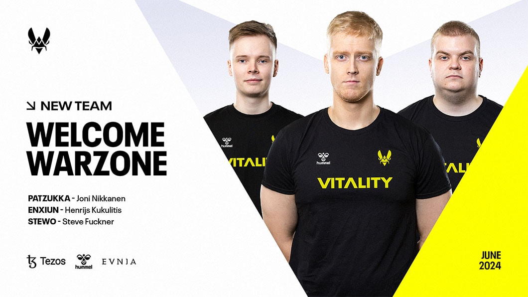 Team Vitality signs Warzone roster for Esports World Cup