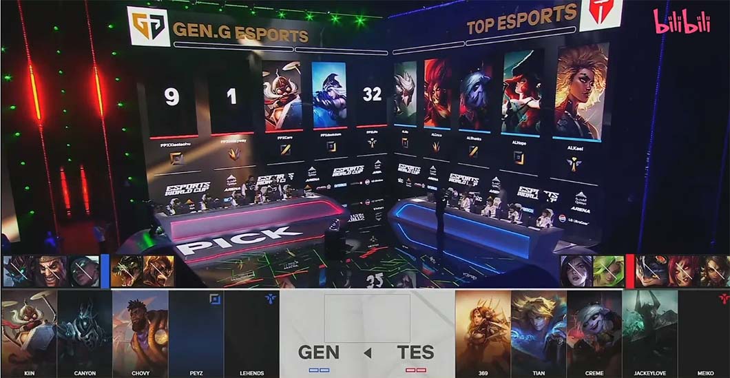 Esports Word Cup sponosrs not shown in Chinese broadcasts of League of Legends competitions