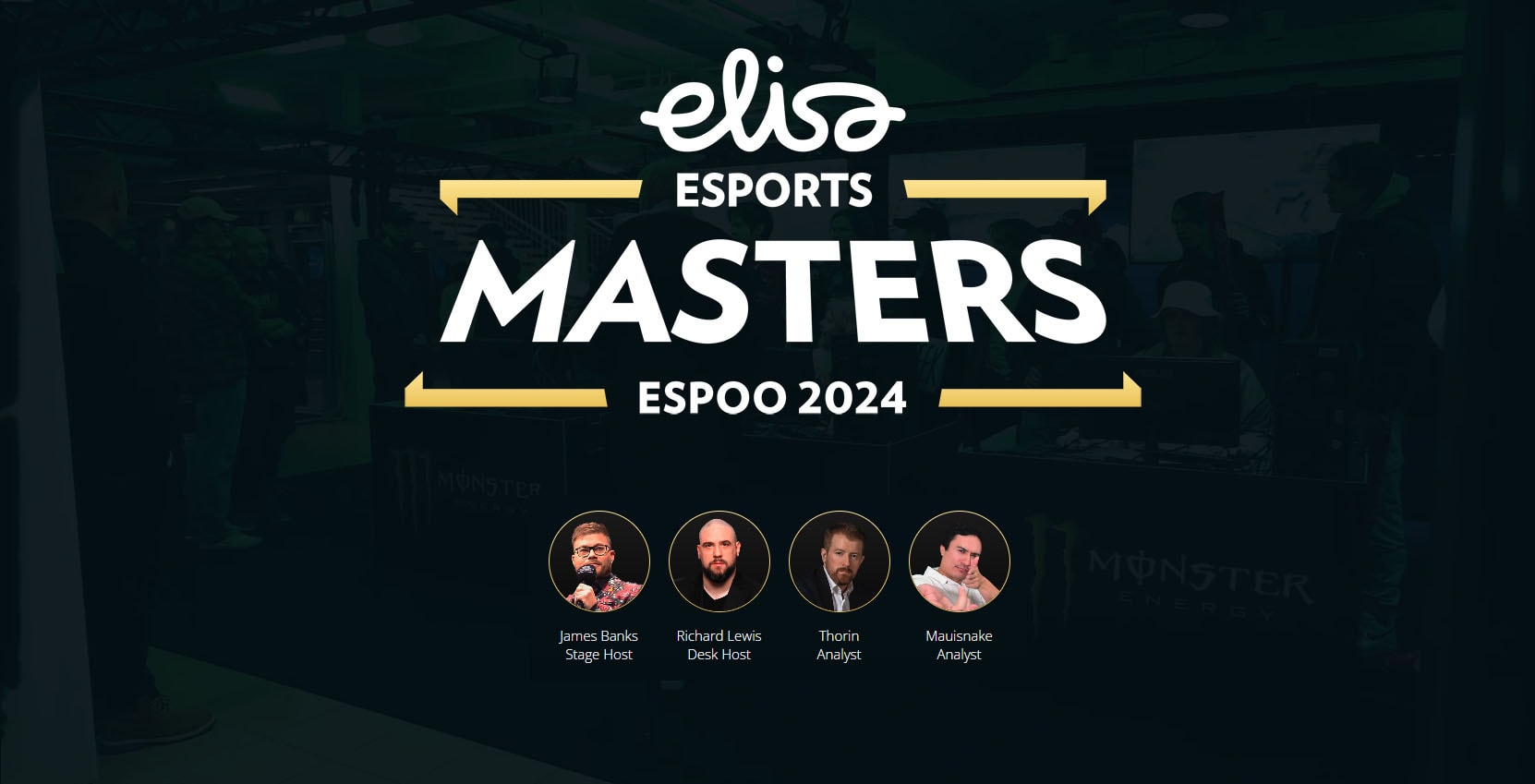 Broadcast Talent Announced for Elisa Esports Masters Espoo 2024 TEA