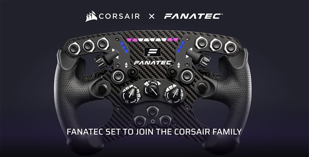 CORSAIR set to acquire Fanatec sim racing brand